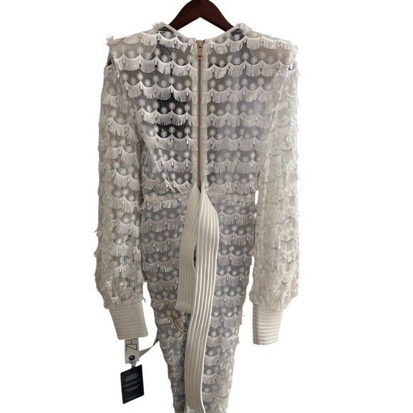 Zhivago White Lace Dress Size XS (2) NWT - Picture 8 of 10